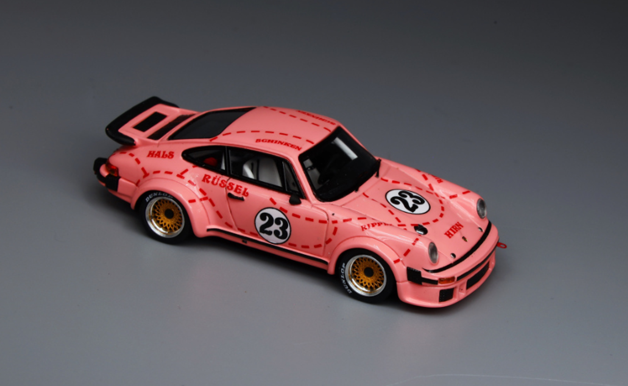  1/64 JEC Porsche 934 Pink pig（Limit 399Pcs) Resin Car Model