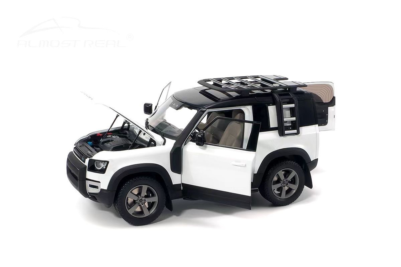 1/18 Almost Real 2020 Land Rover L663 Defender 90 (Fuji White) Diecast Car Model Limited