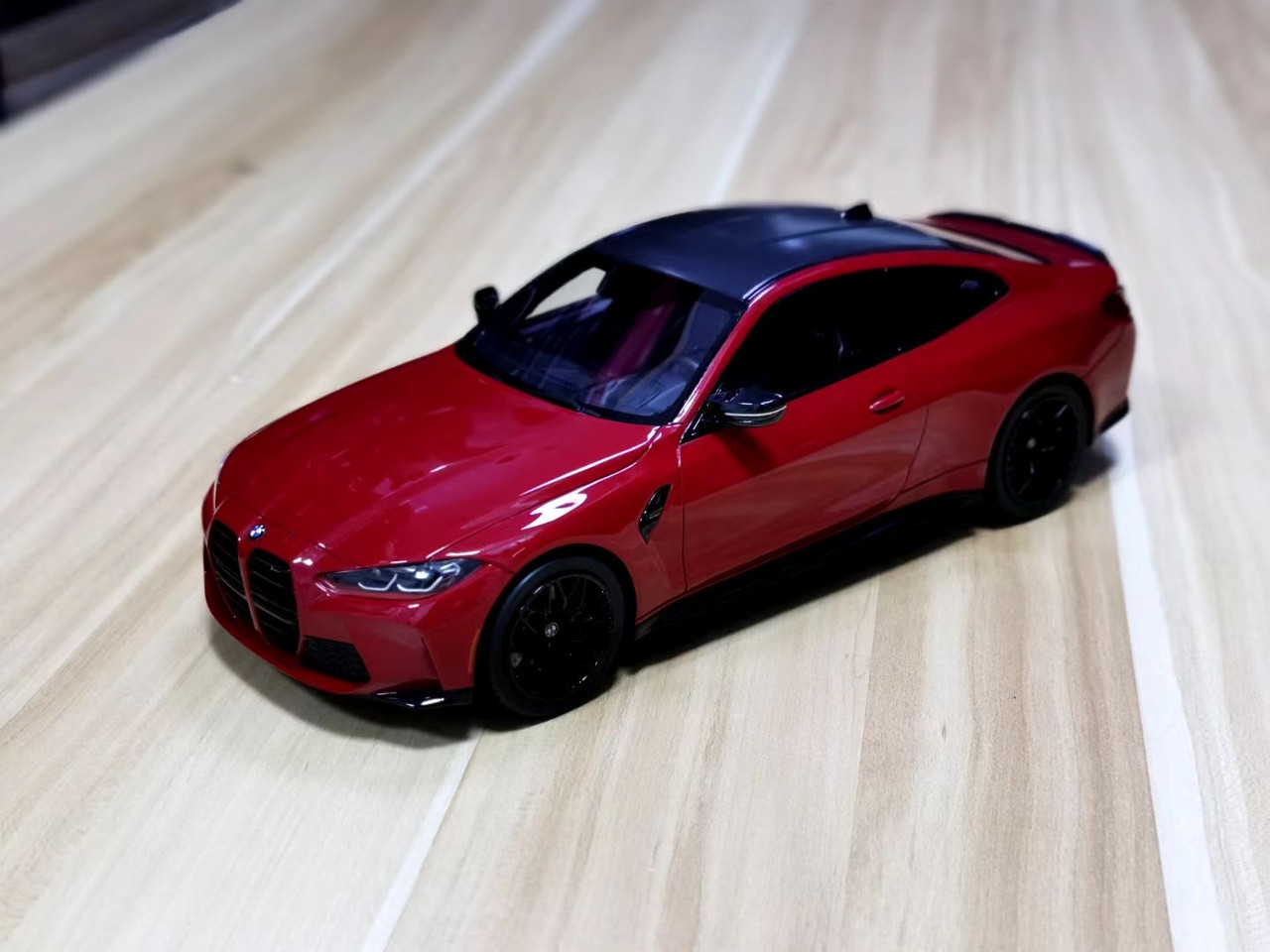 1/18 Top Speed BMW M4 Competition (G82) Toronto Red Resin Car Model