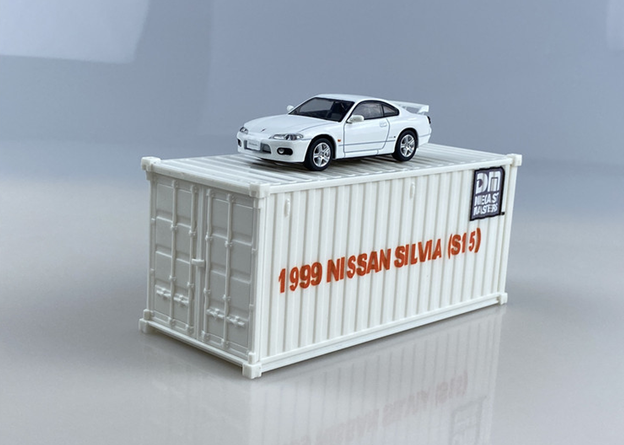  1/64 DieCast Master Nissan Silvia S15 White RHD (White Container)