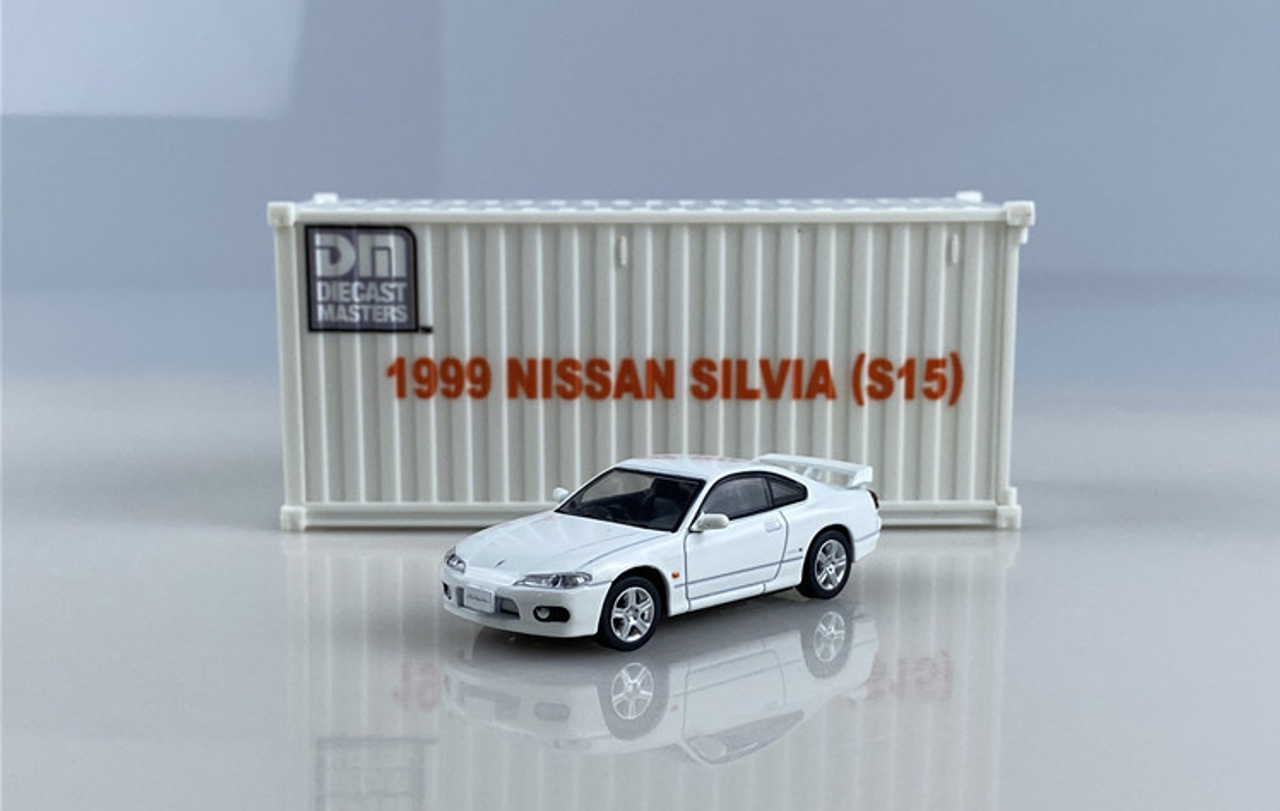  1/64 DieCast Master Nissan Silvia S15 White RHD (White Container)