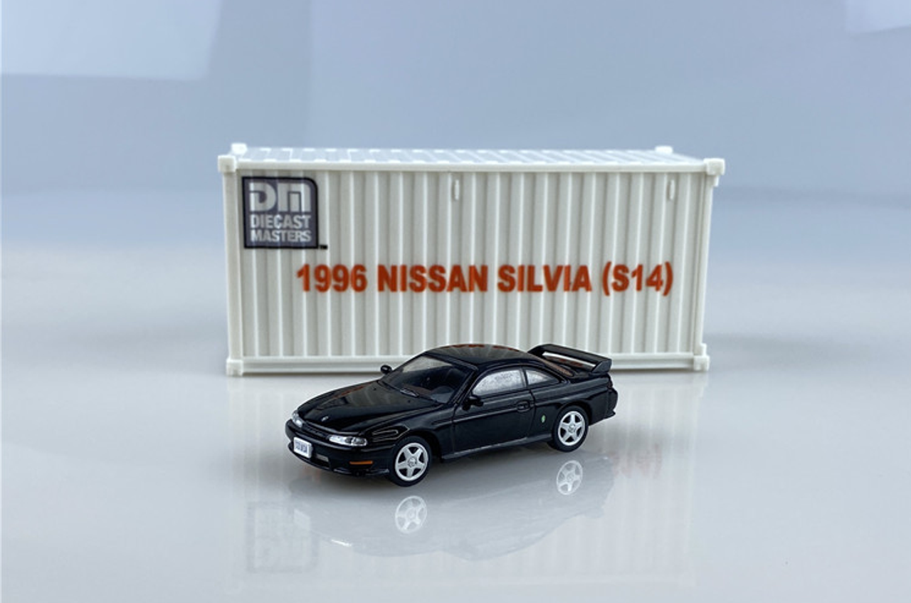  1/64 DieCast Master Nissan Silvia S14 Black WHD (White Container)