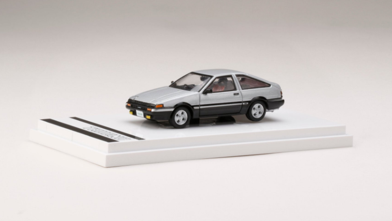 1/64 Hobby Japan Toyota Sprinter Trueno GT APEX (AE86) High Tech 2 tone Silver Black