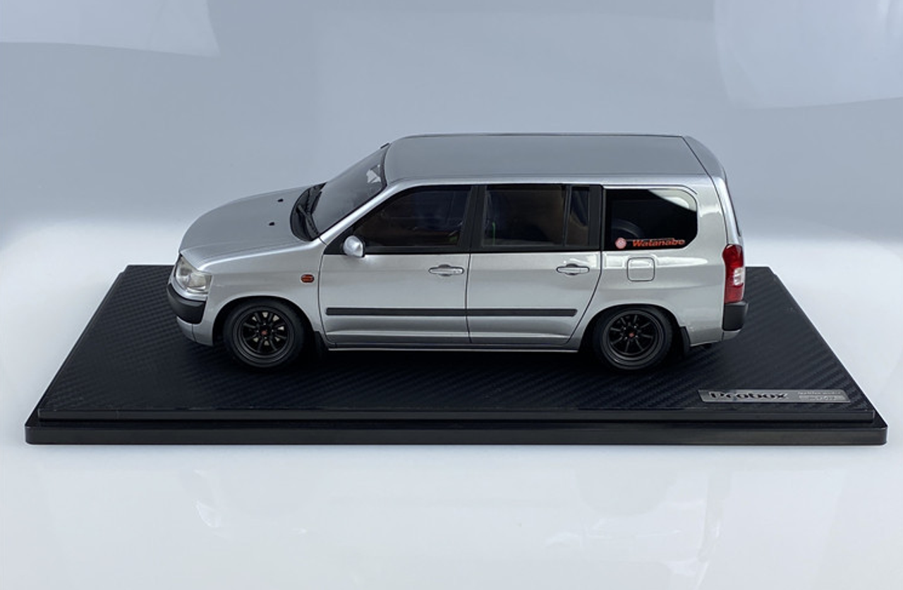1/18 Ignition Model Toyota Probox GL (NCP51V) Silver with Watanabe 