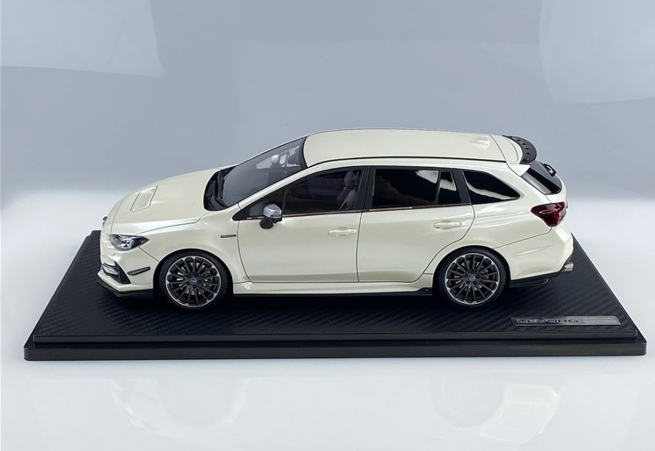 1/18 Ignition Model SUBARU LEVORG (VMG) 2.0STI Sport Crystal White Pearl Resin Car Model