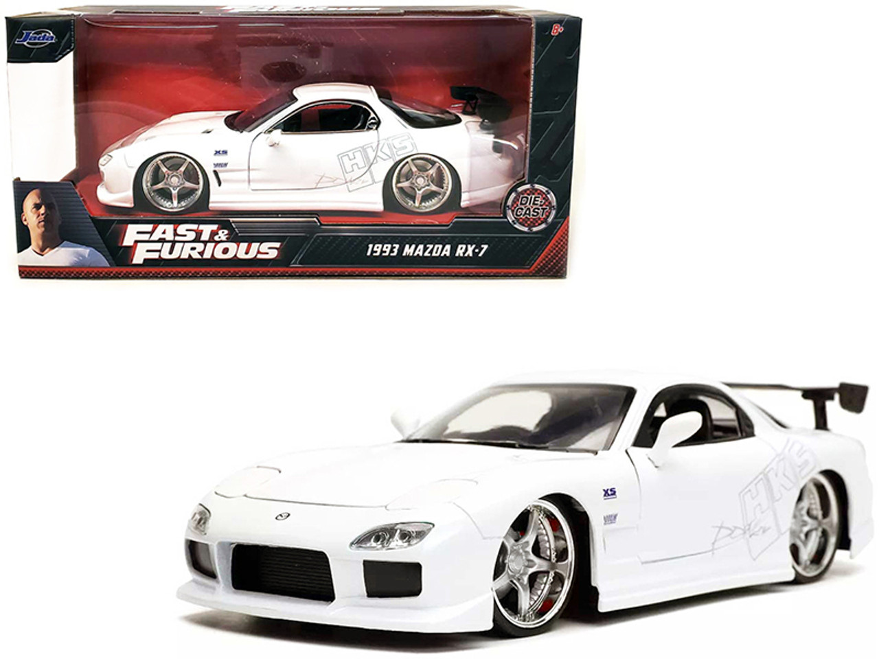 1/24 Jada 1993 Mazda RX-7 