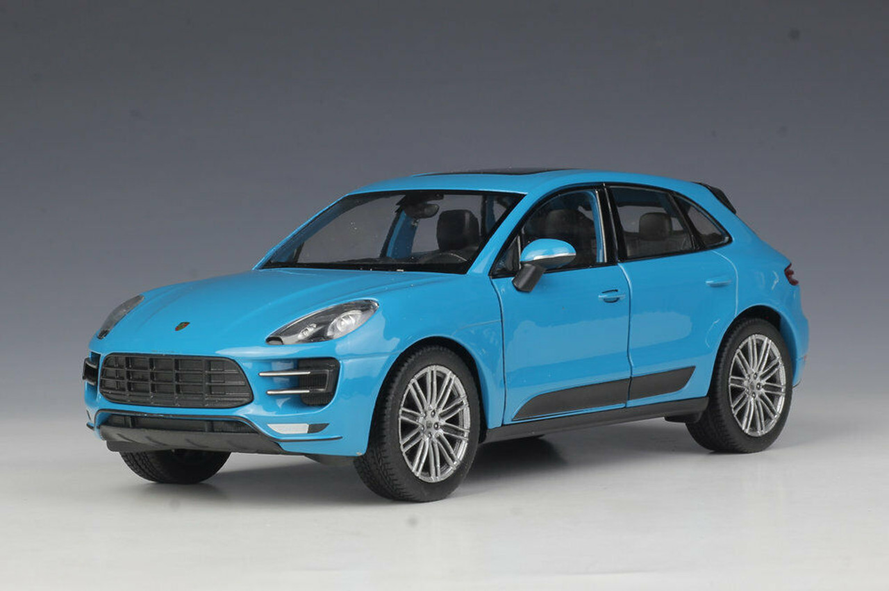 1/24 Welly FX Porsche Macan Turbo (Blue) Diecast Car Model