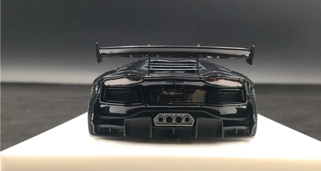 1/43 Fuelme Lamborghini Aventador Roadster LB Works 50th Anniversary (BLACK) Diecast Car Model