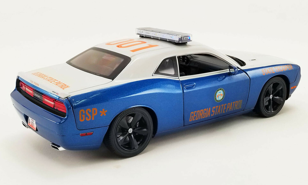 1/18 2010 Dodge Challenger SRT8 Georgia State Patrol with Working LED Light Bars Diecast Car Model Limited 522 Pieces