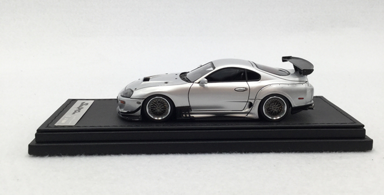 1/43 Ignition Model Toyota Supra (JZA80) RZ Silver - LIVECARMODEL.com