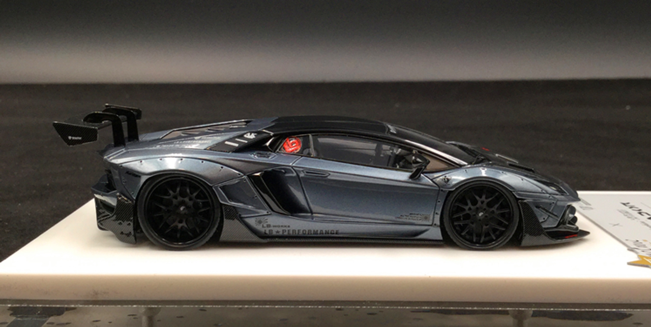  1/43 Fuelme LB Works Aventador 50th Commemorative Edition Metallic Grey