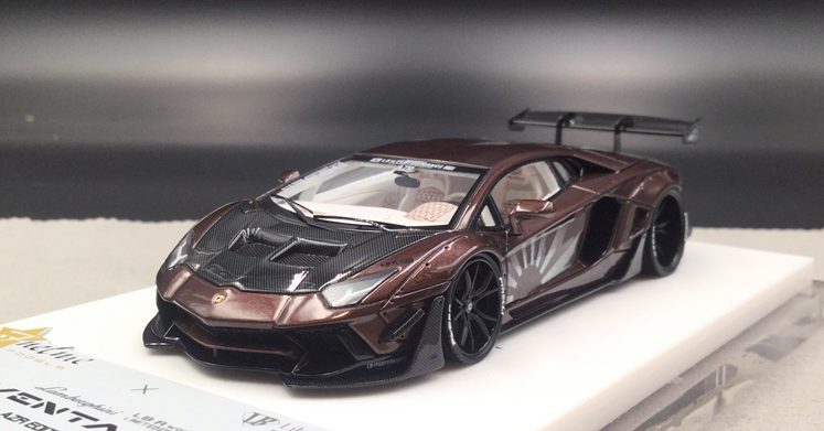 1⁄43 Fuelme LB Works Aventador 50th Commemorative Edition Brown