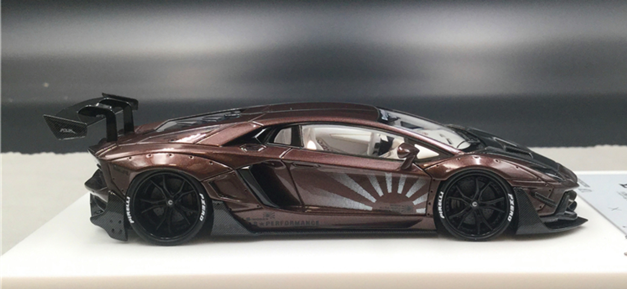  1/43 Fuelme LB Works Aventador 50th Commemorative Edition Brown