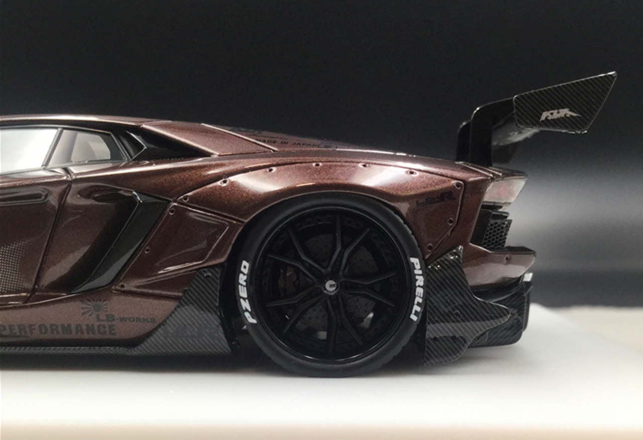  1/43 Fuelme LB Works Aventador 50th Commemorative Edition Brown