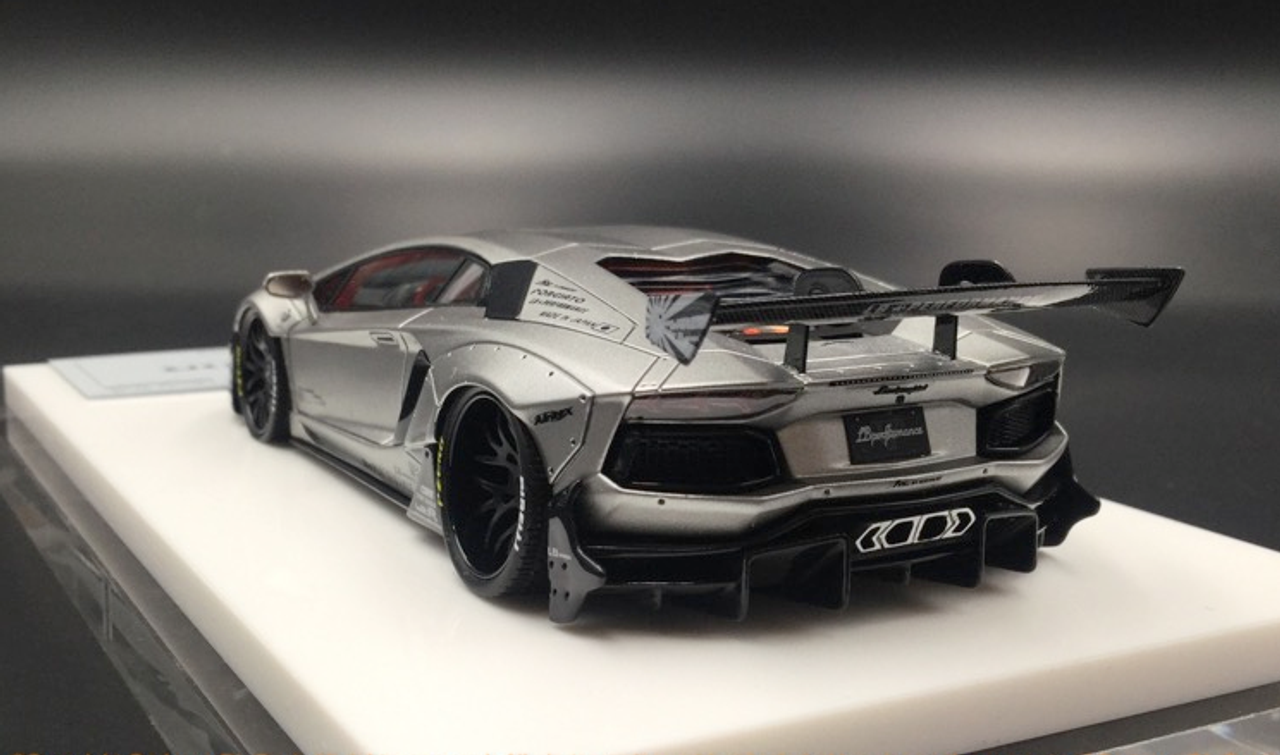  1/43 Fuelme LB Works Aventador 50th Commemorative Edition Silver