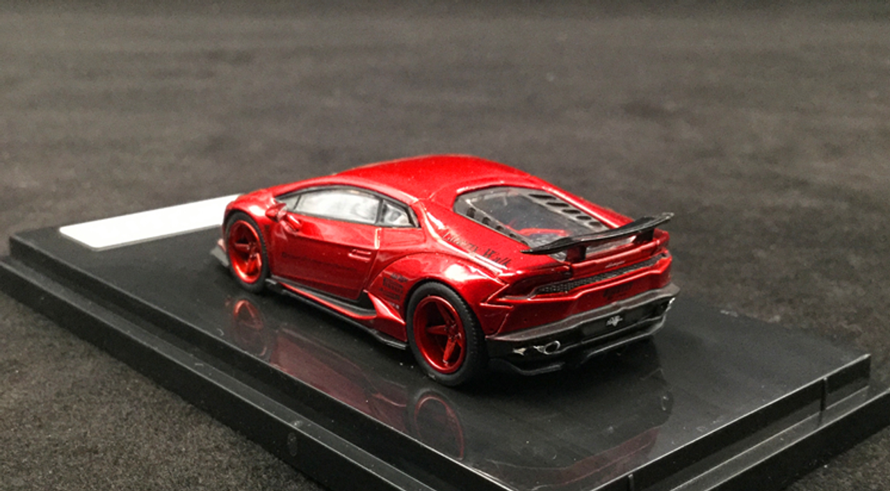  1/64 JEC LB works Aventador LP610-4 Red Metallic Diecast Car Model 