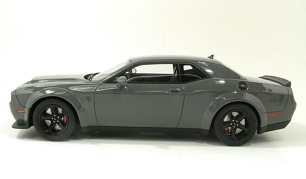 1/18 GT Spirit Dodge Challenger Demon SRT Destroyer (Grey) Resin Car Model Limited US Exclusive