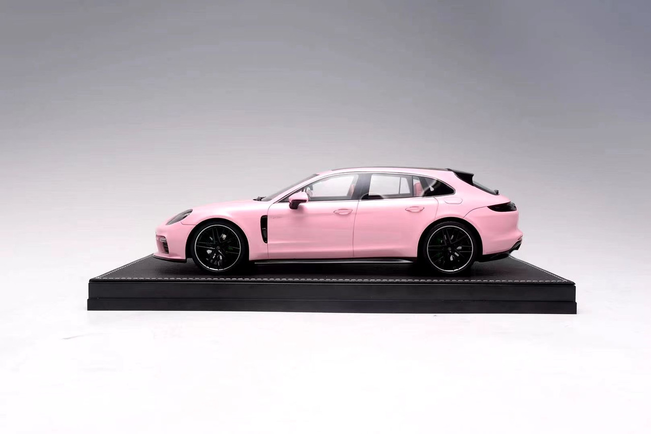 1/18 Porsche Panamera Sport Turismo Turbo S E-Hybrid (Pink) Resin Car Model Limited 66 Pieces