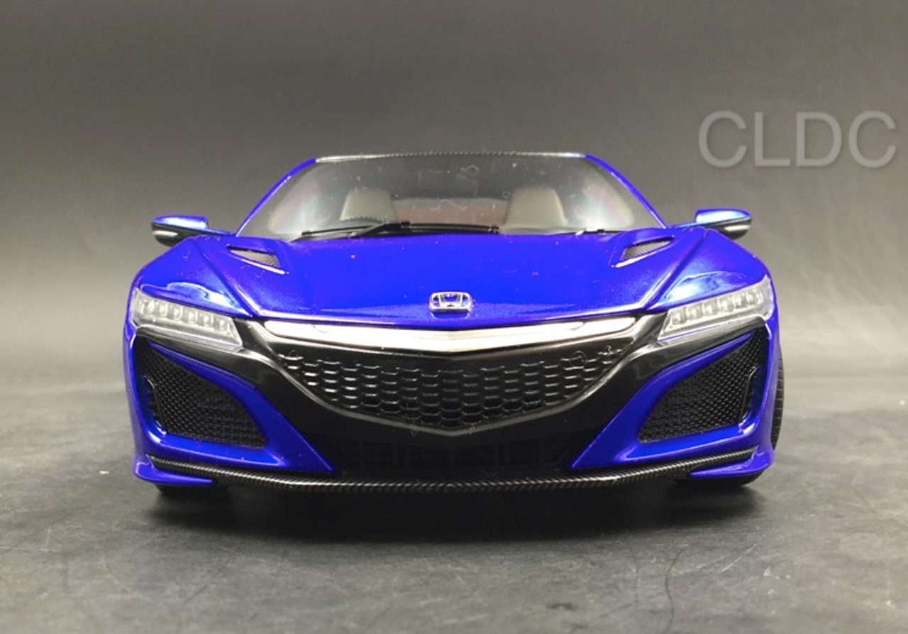  1/18 KengFai Hnoda NSX Blue (RHD) Diecast Car Model 