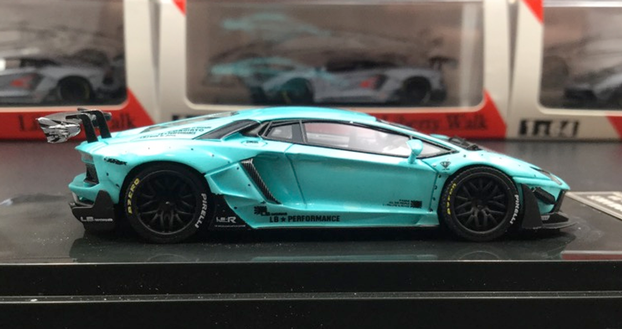 1/64 JEC Lamborghini Aventador LP700-4  works 2.0  TIFFANY Blue