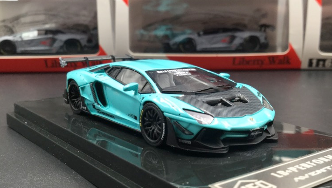 1/64 JEC Lamborghini Aventador LP700-4  works 2.0  TIFFANY Blue