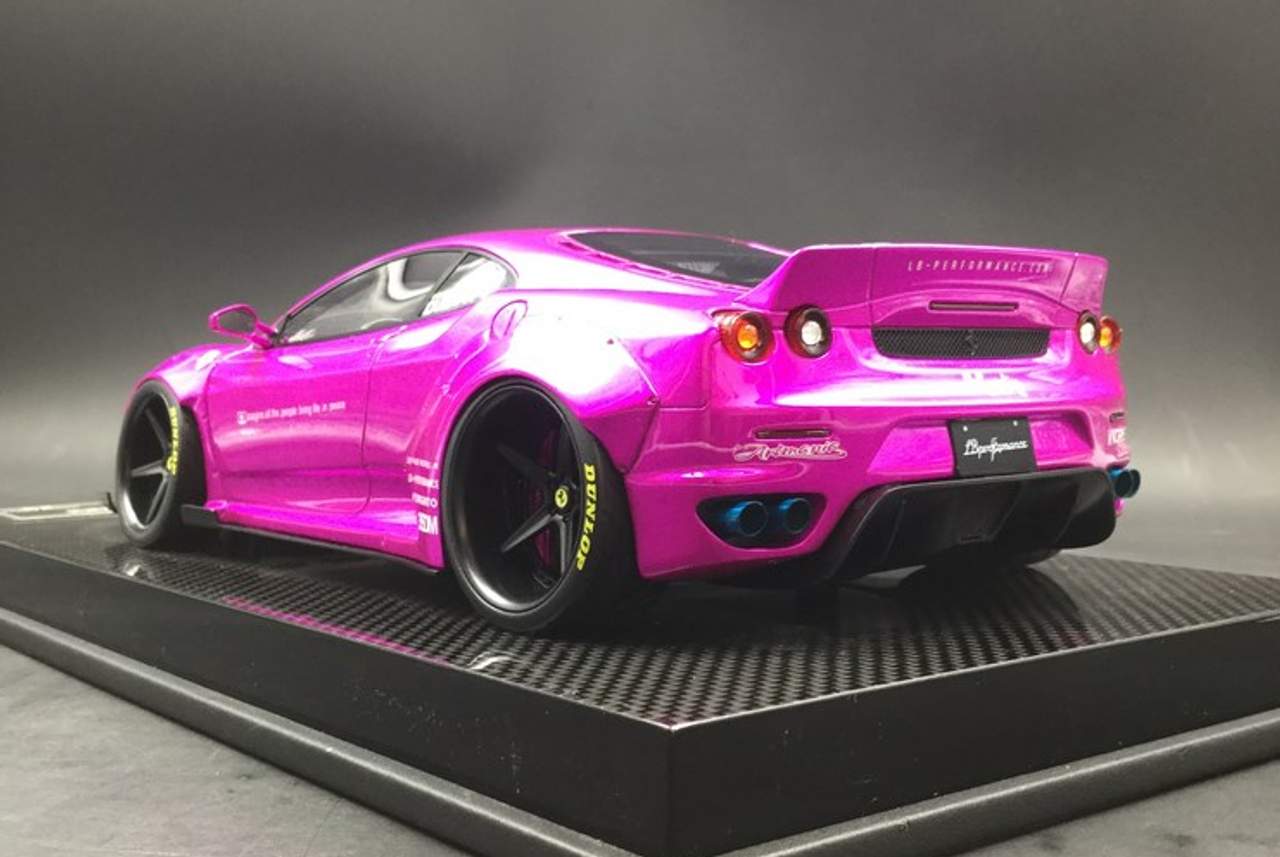  1/18 JUC LB Works Ferrari F430 Metallic Pink with Carbon Fiber base Limit 5 Pieces