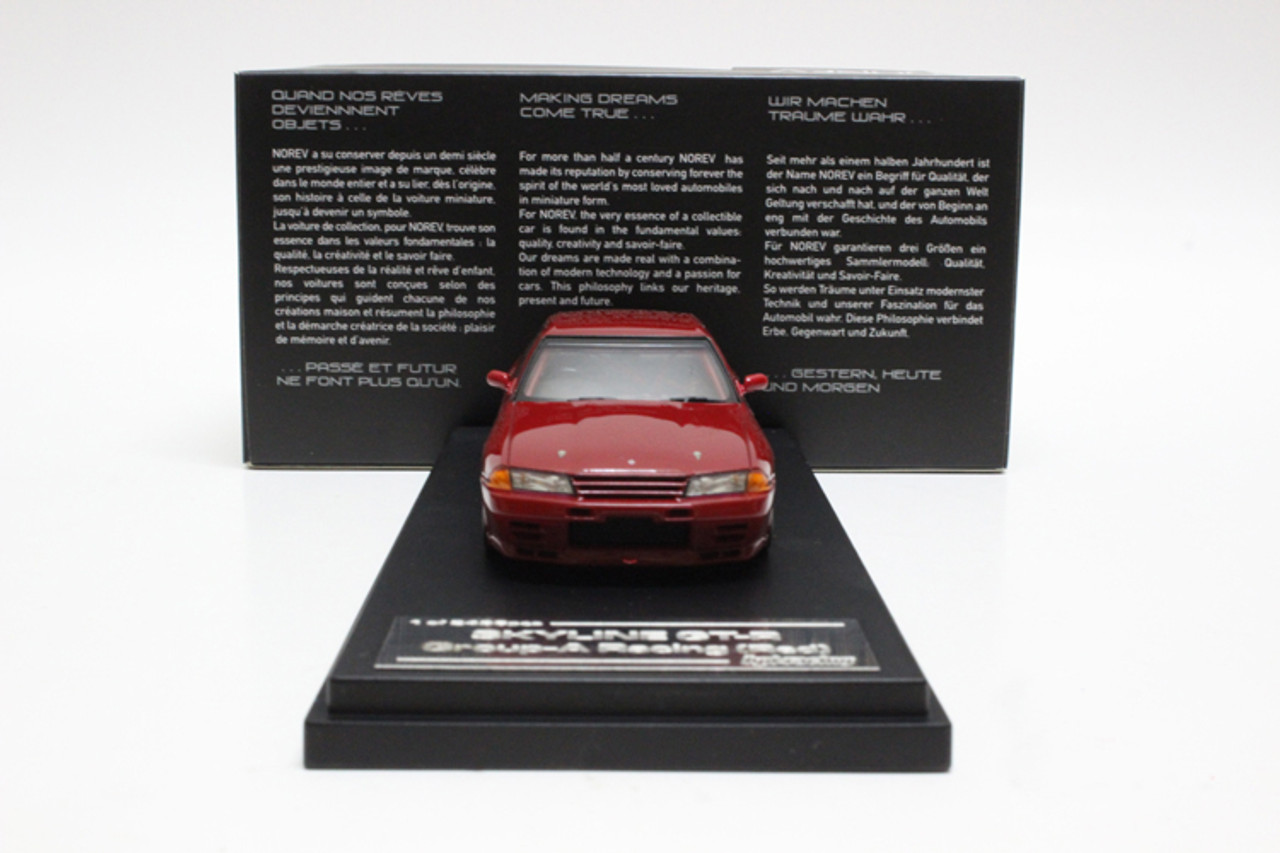 1/43 Nissan Skyline R32 GTR GT-R (Red) Car Model - LIVECARMODEL.com