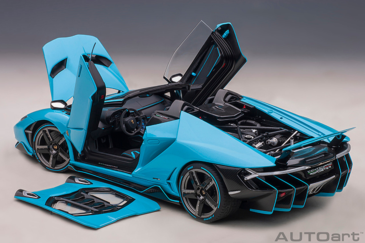 京商 Lamborghini COLLECTION3 AUTOart 1/18 AUTOart Lamborghini Centenario Roadster (BLU CEPHEUS
