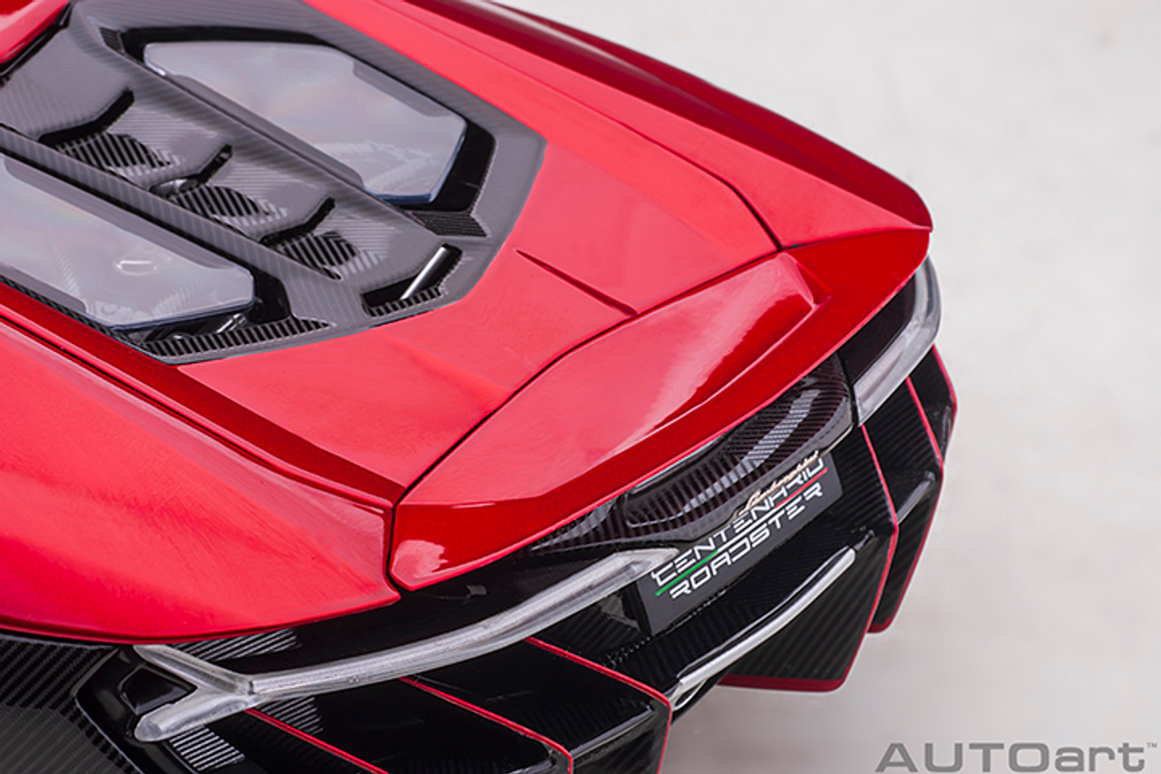 1/18 AUTOart Lamborghini Centenario Roadster (ROSSO EFESTO / METALLIC RED) Car Model