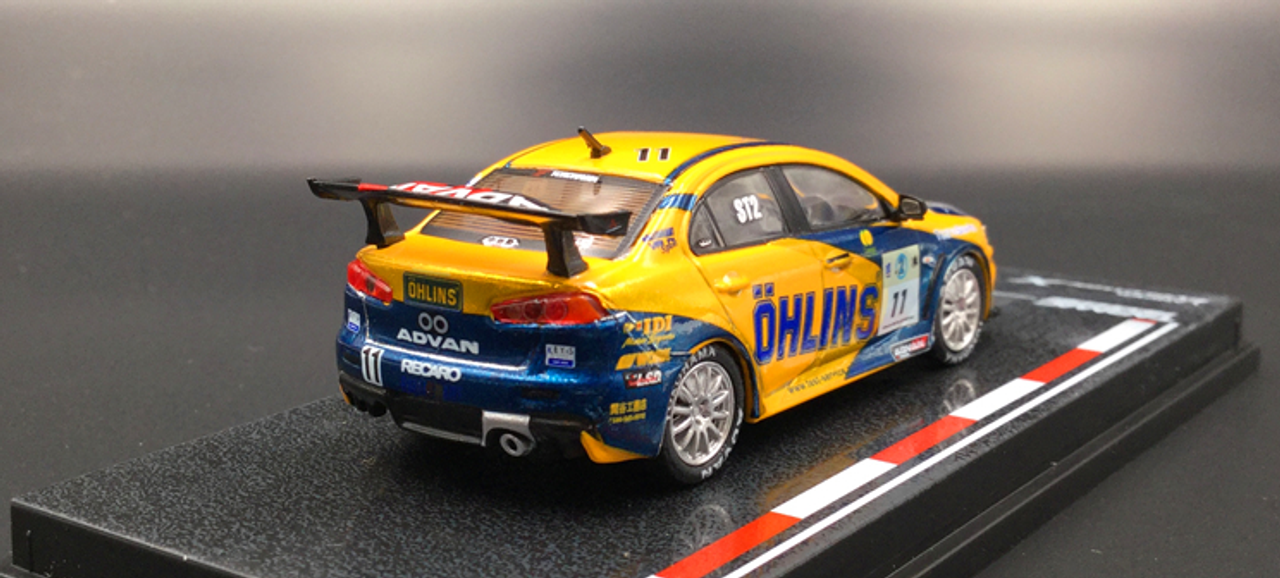 1/64 Tarmac Works Mitsubishi Lancer Evo X Super Taikyu OHLINS Diecast Car Model