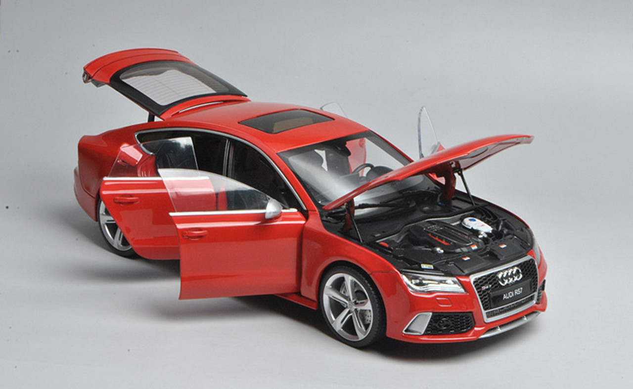 TT 1/18 MINICRAFT Audi RS7 Sportback (Misano Red) Limited 300