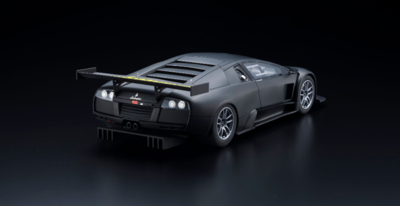 【特価最安値】京商 1/18 Lamborghini Murcielago ランボルギーニ ムルシエラゴ R-GT マットブラック [KSR18505BK]　M22030903 乗用車