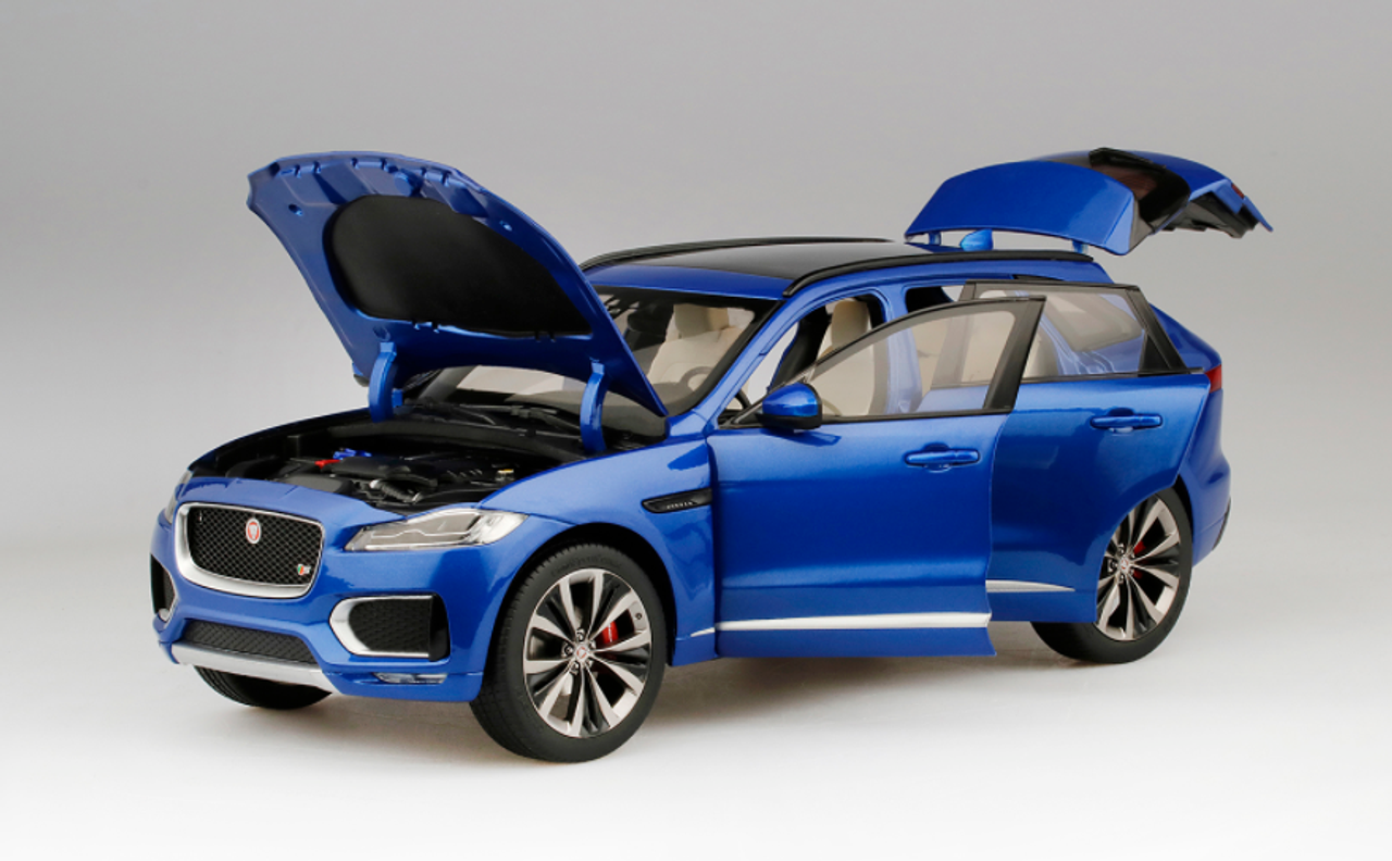  1/18 TSM Jaguar F-Pace Blue Diecast Car Model