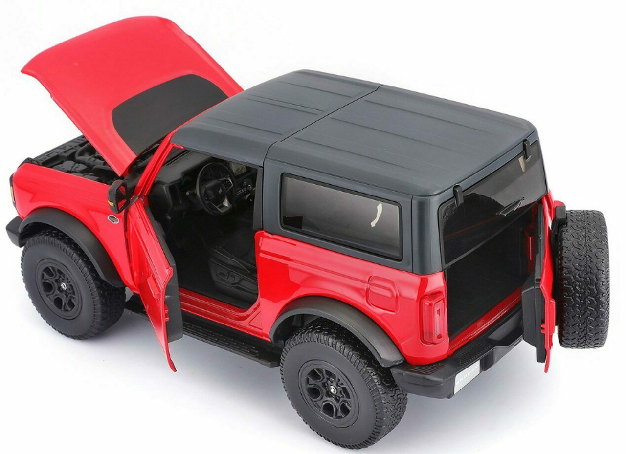 1/18 2021 Ford Bronco Wildtrack Edition (Red) Diecast Car Model