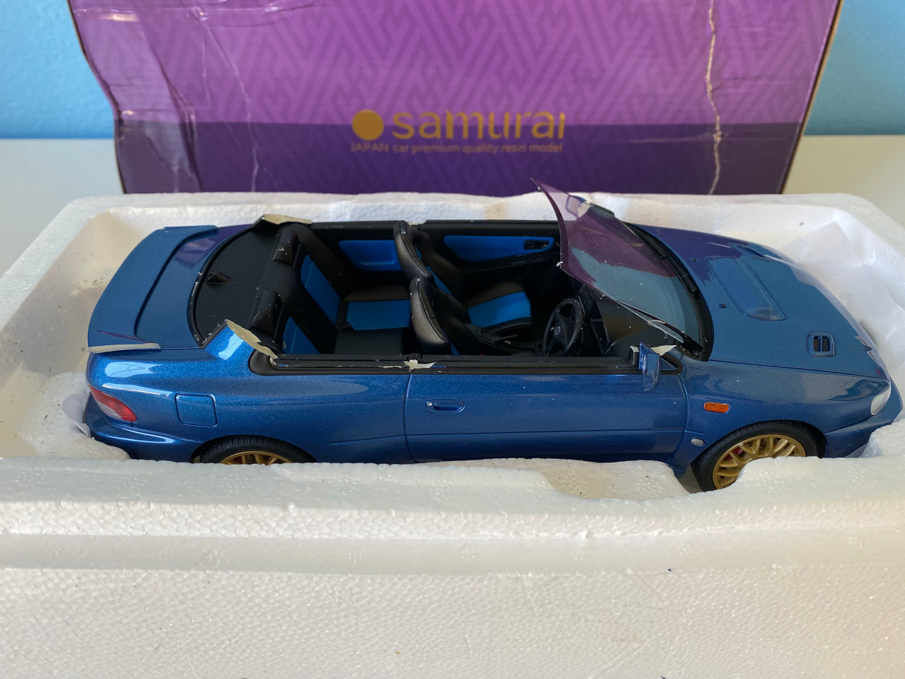 Autoart Subaru Impreza 22B オートアート　1/18 AUTOart 1/18 Subaru Impreza 22B Metallic Blue Performance