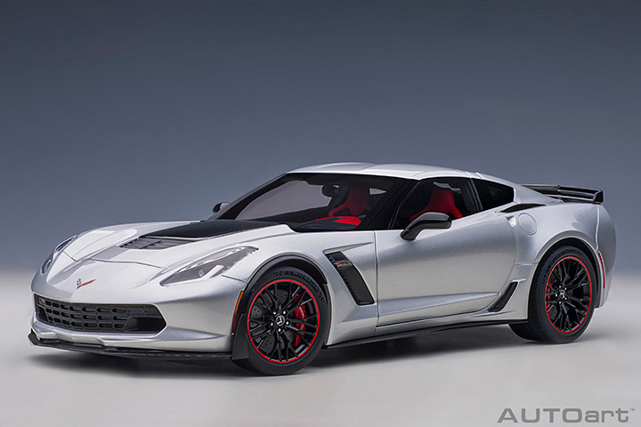 1/18 AUTOart Chevrolet Chevy Corvette C7 Z06 (Blade Silver) Car