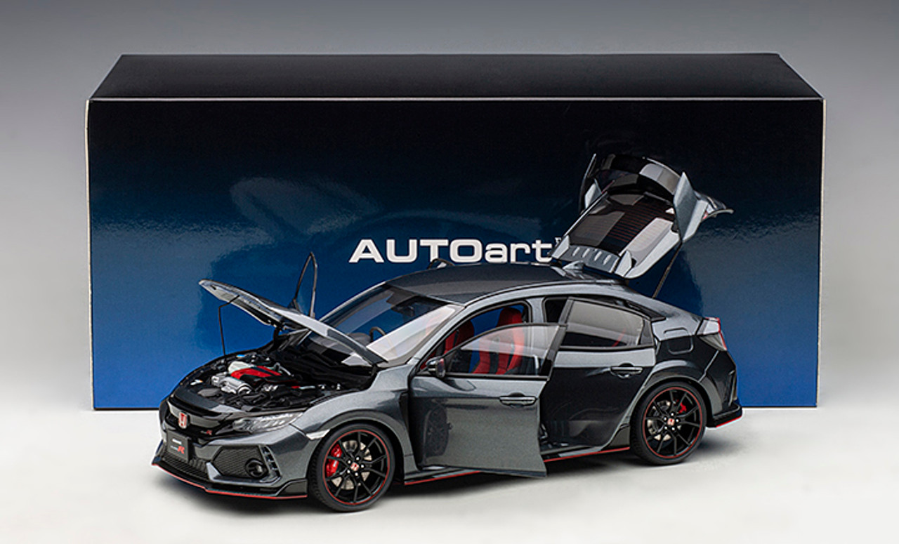 1/18 AUTOart Honda Civic Type-R TypeR FK8 (Polished Metal Grey) Car Model