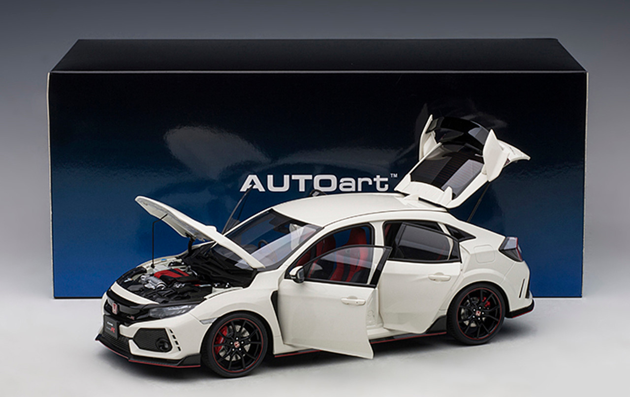 1/18 AUTOart Honda Civic Type-R TypeR FK8 (Championship White) Car Model