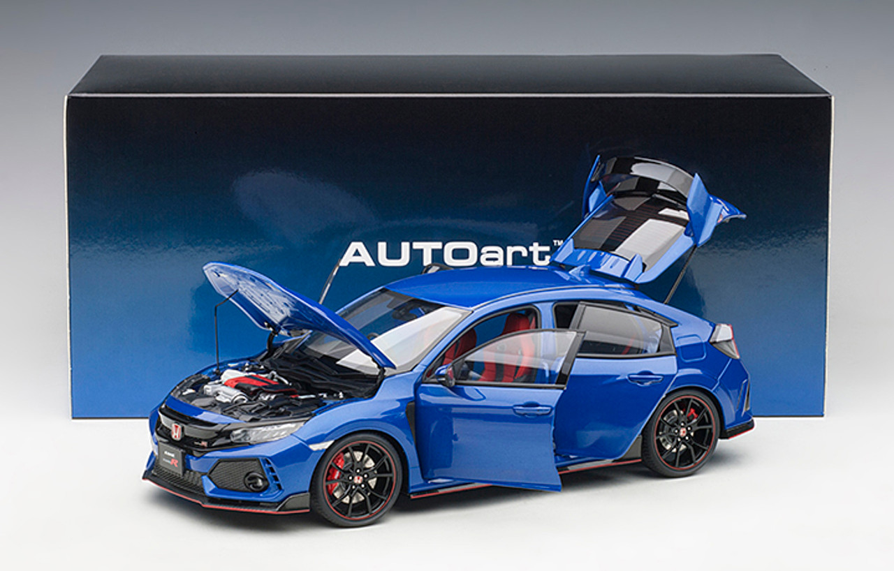 1/18 AUTOart Honda Civic Type-R TypeR FK8 (Brilliant Sporty Blue Metallic)  Car Model