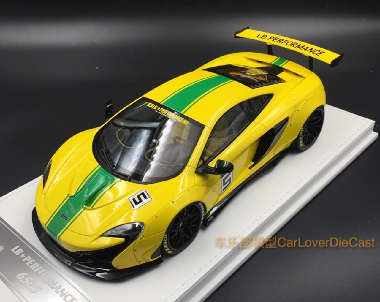  1/18 J‘s Model 650S LB works Yellow with Green Stripes  Limit 60 Pieces