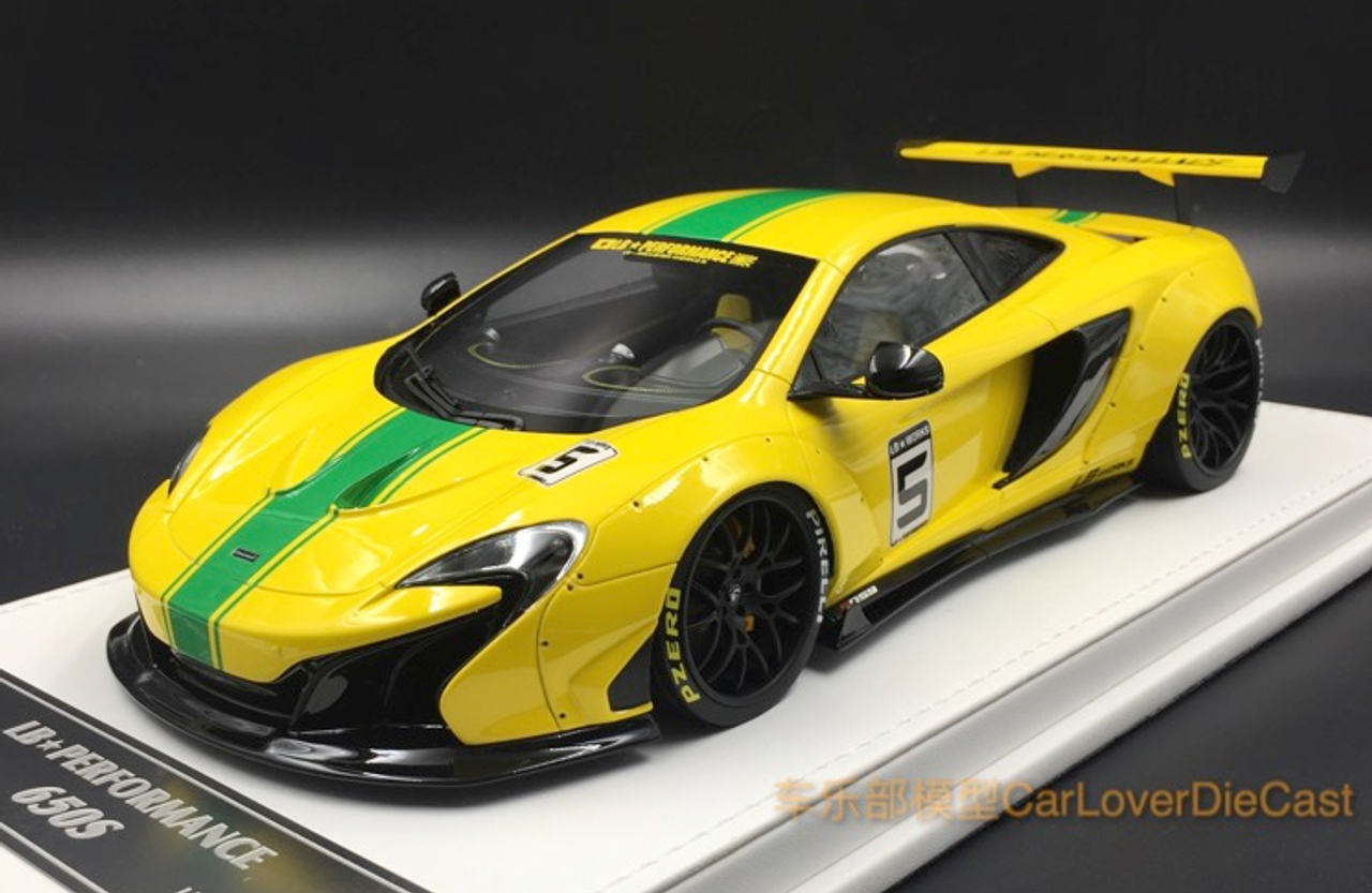  1/18 J‘s Model 650S LB works Yellow with Green Stripes  Limit 60 Pieces