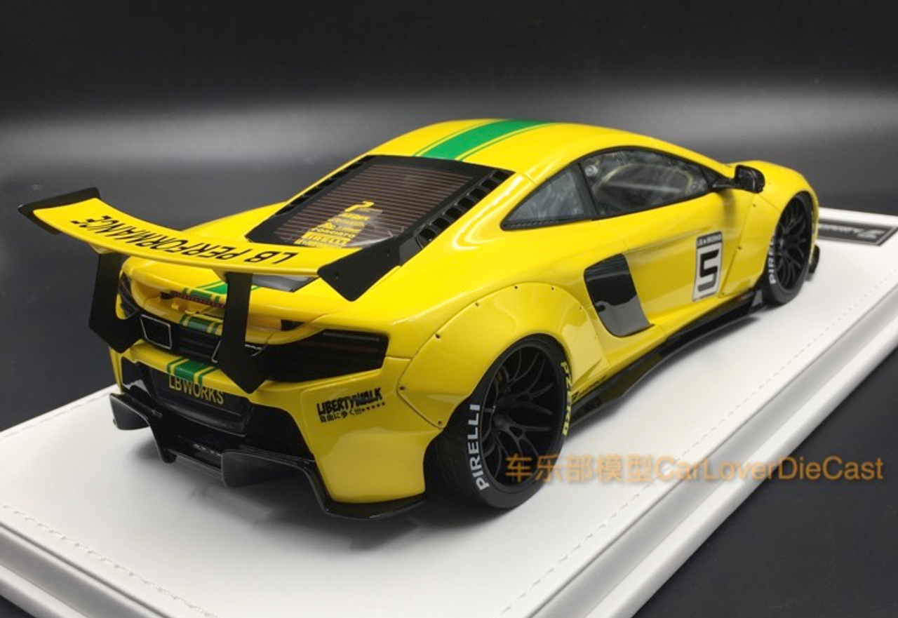  1/18 J‘s Model 650S LB works Yellow with Green Stripes  Limit 60 Pieces