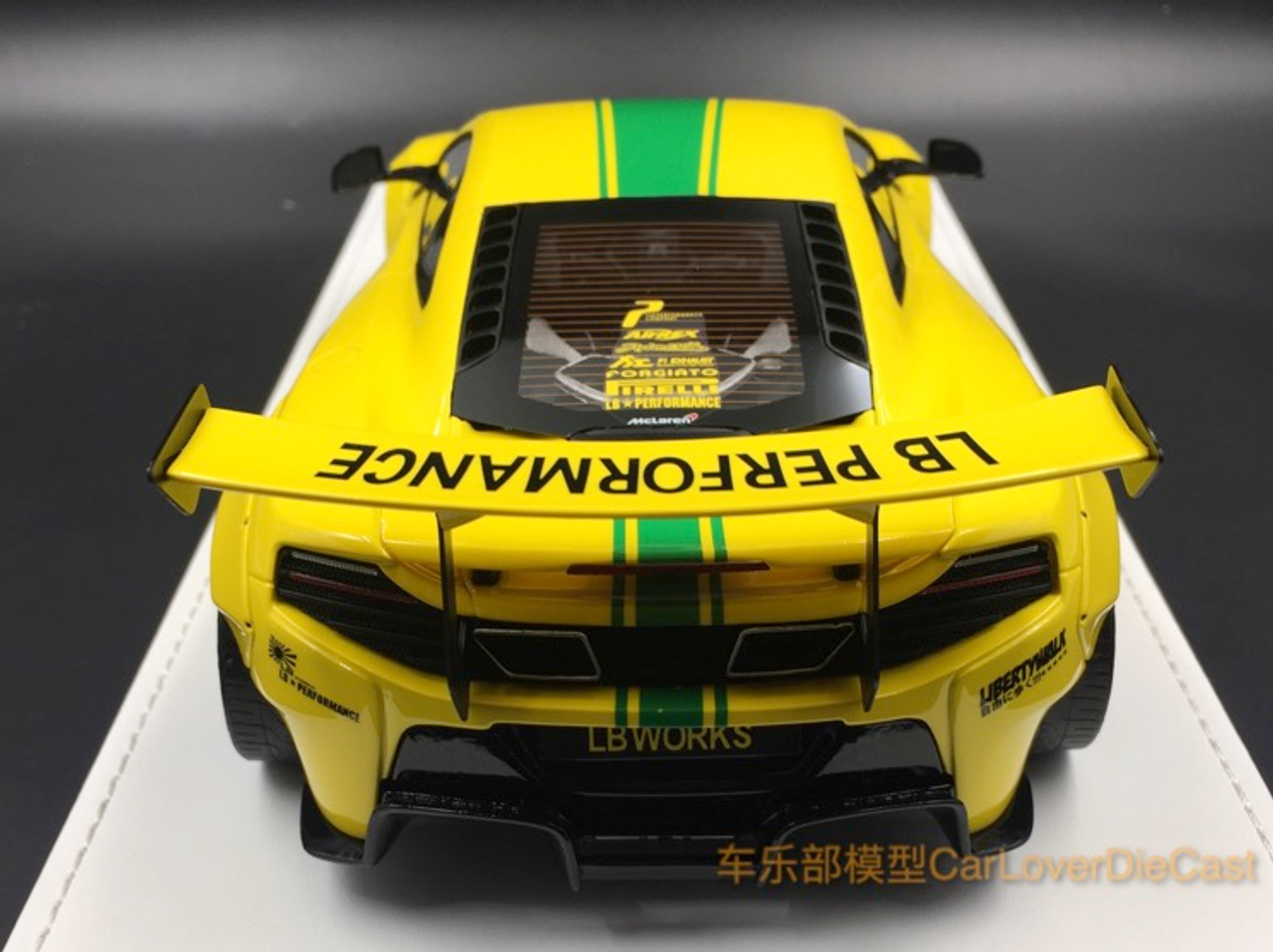  1/18 J‘s Model 650S LB works Yellow with Green Stripes  Limit 60 Pieces