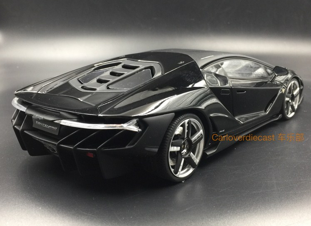 1/18 Kyosho Lamborghini Centenario (Black) Resin Car Model Limited 500 Pieces