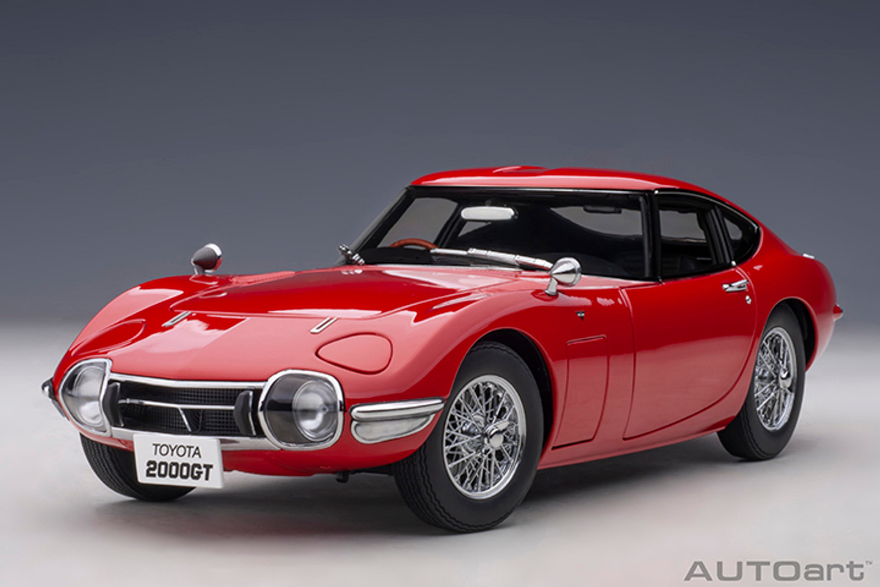 1/18 AUTOart Toyota 2000 GT 2000GT (Red with Wire Spoke Wheels