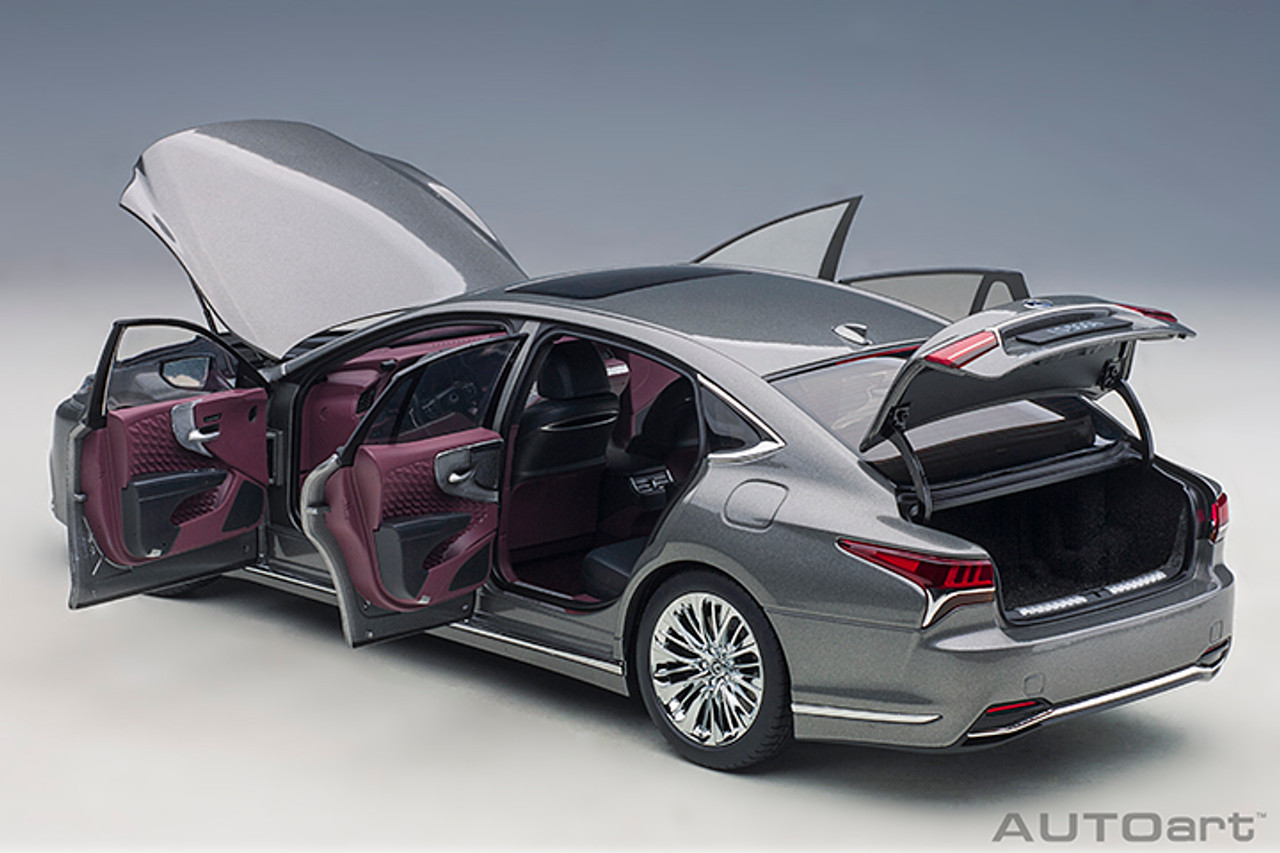 1/18 AUTOart Lexus LS LS 500h LS500h (Manganese Luster Metallic Silver Grey) Car Model