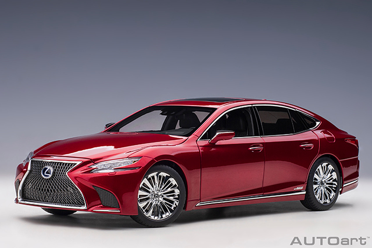 1/18 AUTOart Lexus LS LS 500h LS500h (Morello Red Metallic with Black Interior) Car Model