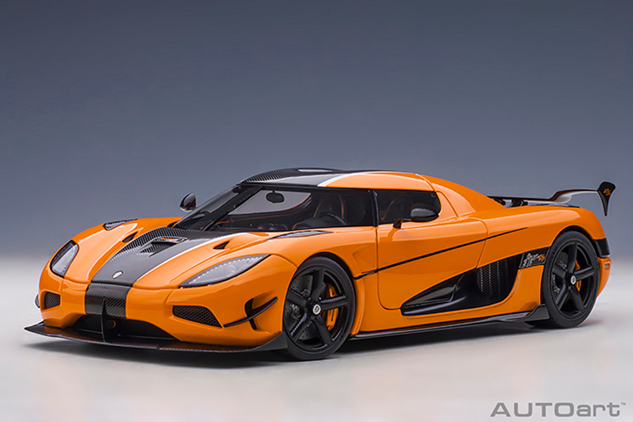 1/18 AUTOart Koenigsegg Agera RS (Cone Orange and Carbon Black