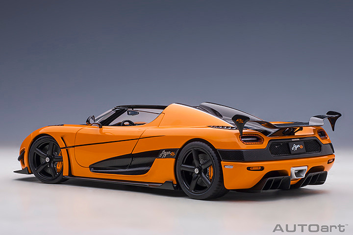 1/18 AUTOart Koenigsegg Agera RS (Cone Orange and Carbon Black