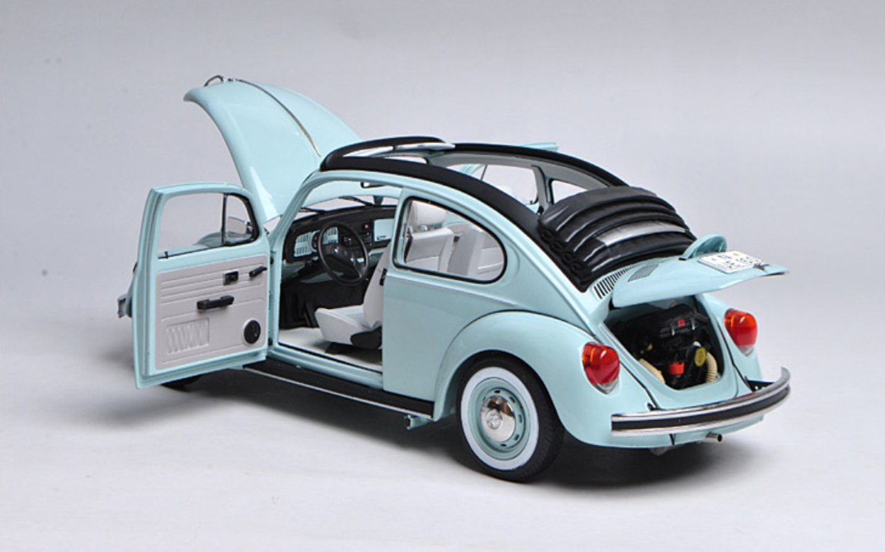 1/18 Schuco Volkswagen VW Beetle 1600 Convertible Diecast Car Model